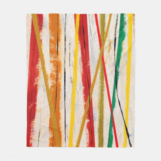 Couverture Polaire un tableau abstrait (Devant)