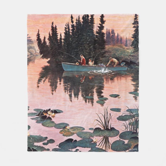Couverture Polaire Une belle capture par John Clymer (Devant)