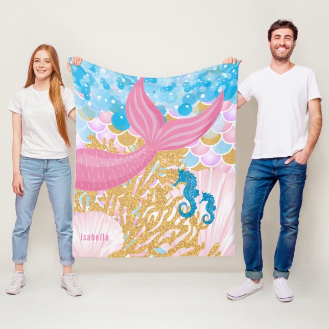 Couverture Polaire Une belle vie de sirène (En situation)
