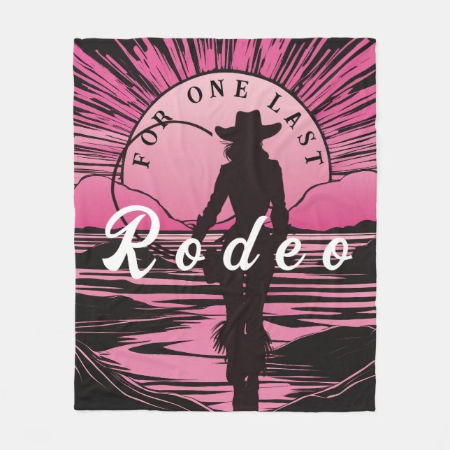 Couverture Polaire Une dernière Rodeo Bachelorette (Devant)