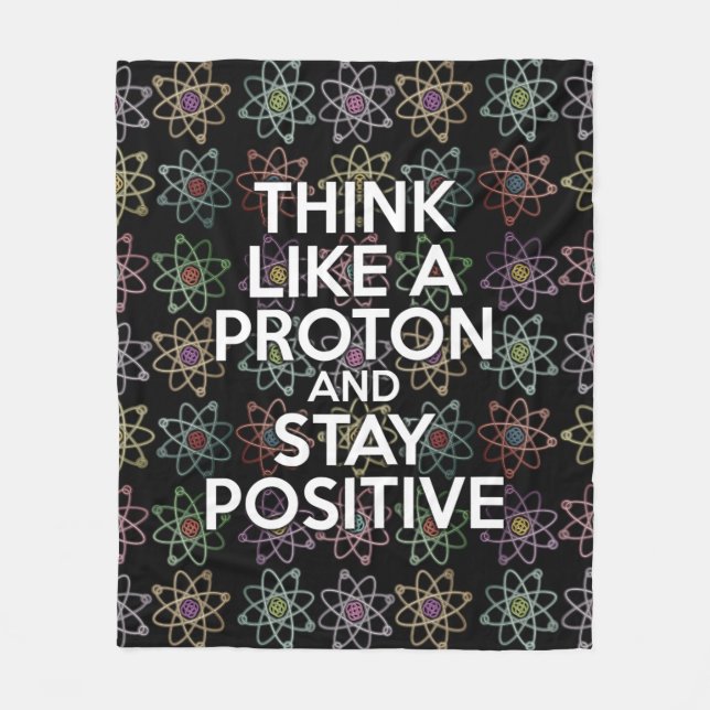 Couverture Polaire Une science amusante qui dit une attitude positive (Devant)