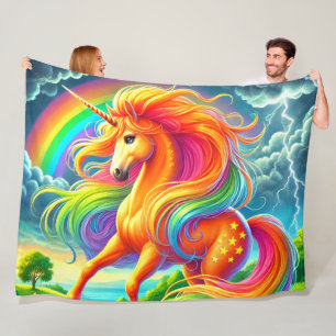 Couverture Polaire Unicorne