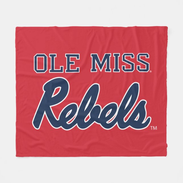 Couverture Polaire Université du Mississippi | Ole Miss Rebels (Devant (Horizontal))