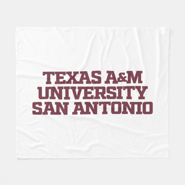 Couverture Polaire Université Texas A&M de San Antonio (Devant (Horizontal))
