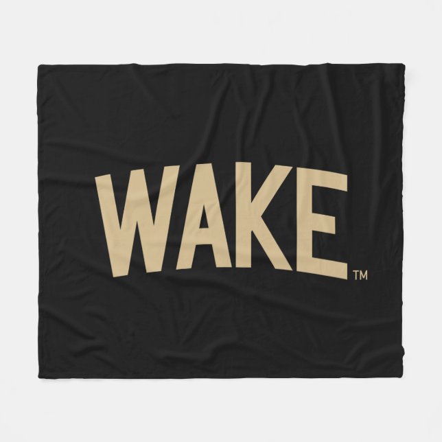 Couverture Polaire Université Wake Forest | Arche de réveil (Devant (Horizontal))