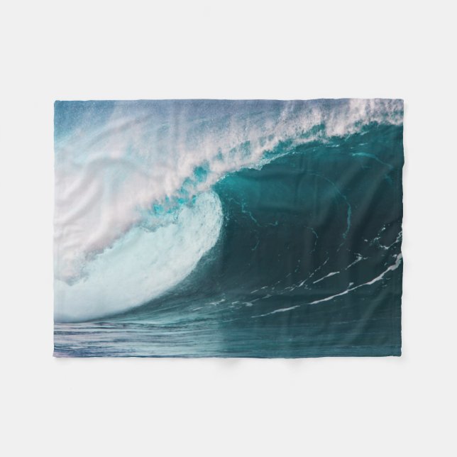 Couverture Polaire USA, Hawaï, Oahu, grosses vagues (Devant (Horizontal))