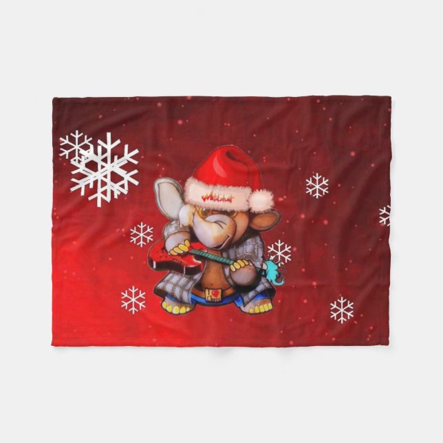 Couverture Polaire Vacances d'hiver de Metalphant Blanket (rouge) (Devant (Horizontal))
