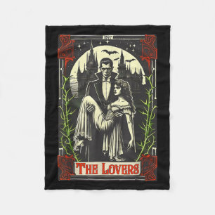 Couverture Polaire Vamre Monstre Dracula Et Mariée Les Amoureux Tarot