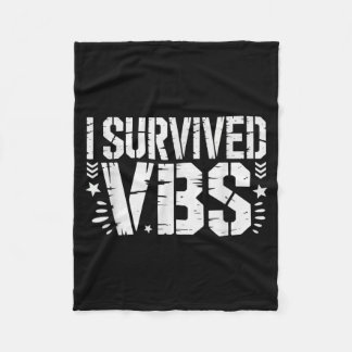 Couverture Polaire Vbs A Survivé à L'école Biblique De Vacances Café