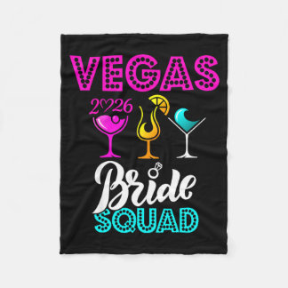 Couverture Polaire Vegas Bride Squad 2026 Married in Vegas