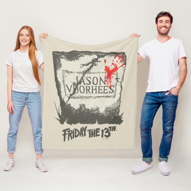 Couverture Polaire Vendredi 13 | Pierre de tête de Jason Voorhees (En situation)