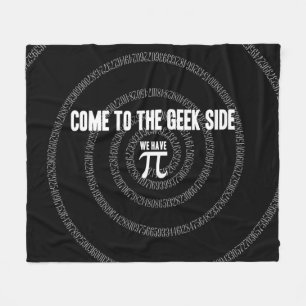 Couverture Polaire Venez au côté de geek pour pi