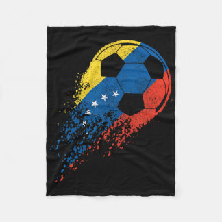 Couverture Polaire Venezuelan Pride Footbyll Player Flag 