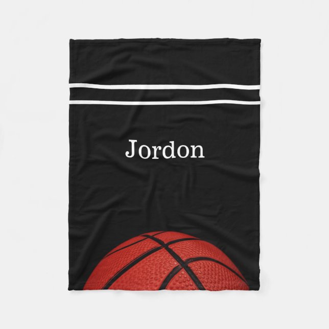 Couverture Polaire Ventilateur du joueur d'équipe de basket-ball, ajo (Devant)