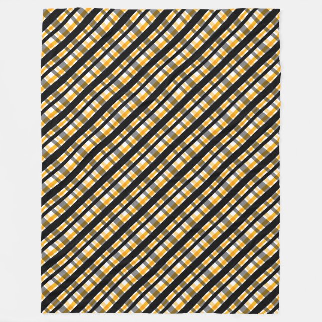 Couverture Polaire Ventilateur sportif Pittsburgh Black Jaune Gold Pl (Devant)