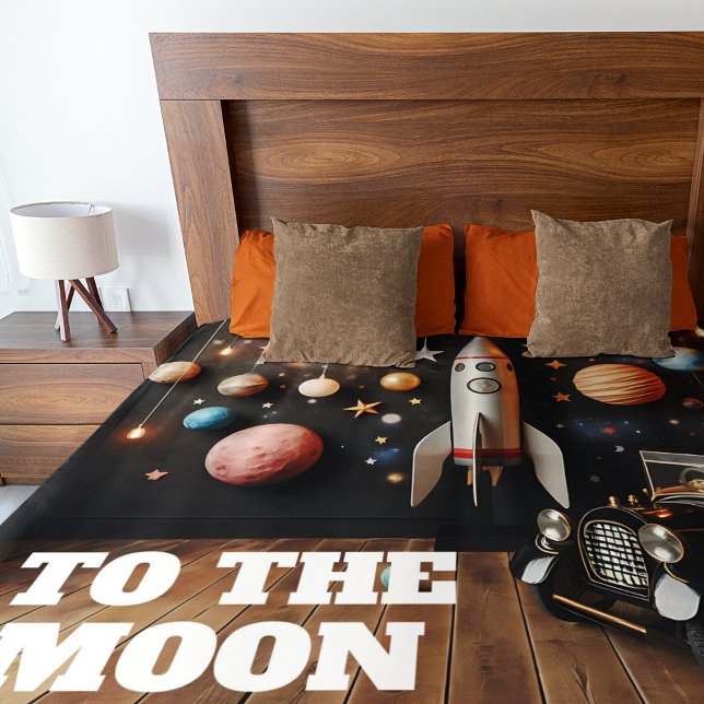 Couverture Polaire Vers la lune (Créateur téléchargé)