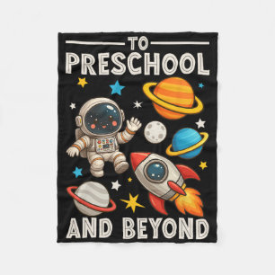 Couverture Polaire Vers la maternelle et au-delà Astronaute drôle ret