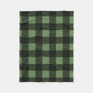 Couverture Polaire Vert fait sur commande de couleur de plaid de