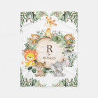 Vert mignonne Jungle sauvage Safari Animaux Nurser