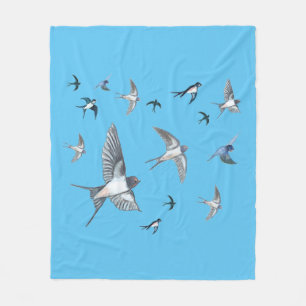 Couverture Polaire Vestige d'oiseaux avageurs volants