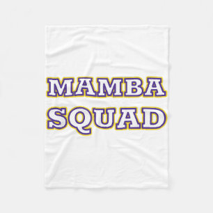 Couverture Polaire Vêtements drôles de Mamba Squad pour amateur de se