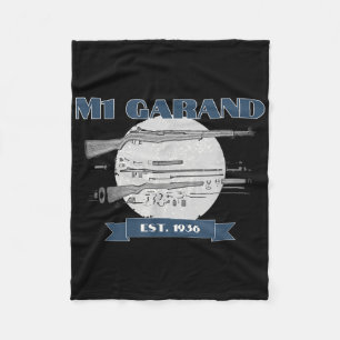 Couverture Polaire Vêtements M1 Garand - Uni-adultes, Noir,
