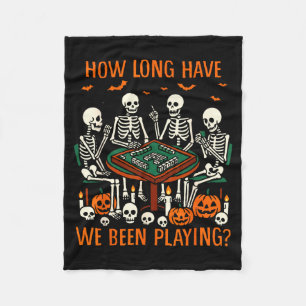 Couverture Polaire Vibes Halloween Mahjong Lover Depuis Combien De Te