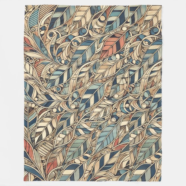 Couverture Polaire Vie d'une feuille (Devant)