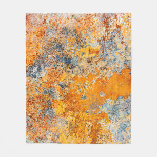 Couverture Polaire Vieille texture rouille. Grunge arrière - plan en 