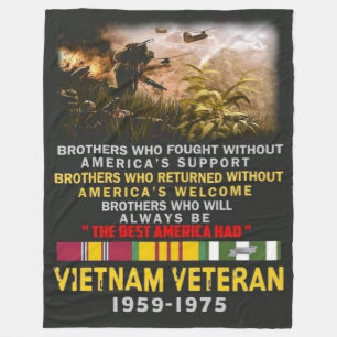 COUVERTURE POLAIRE VIETNAM VETERAN