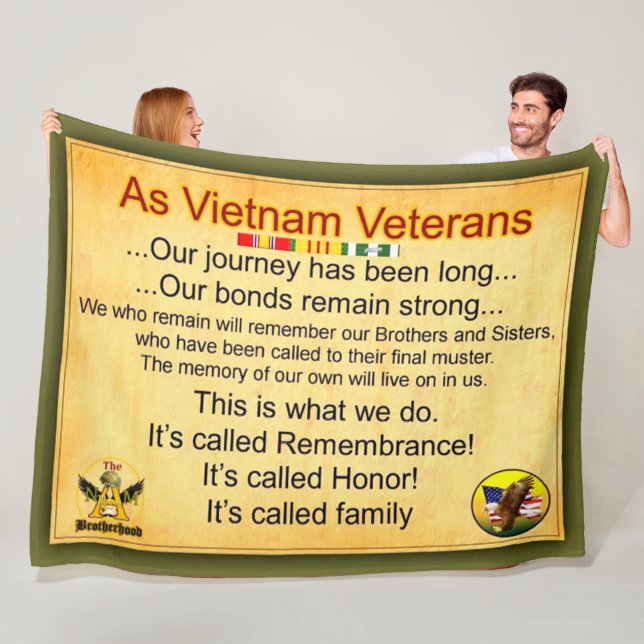 COUVERTURE POLAIRE VIETNAM VETERAN (En situation)