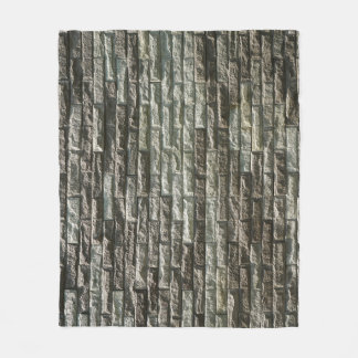 Couverture Polaire Vieux mur de briques : Texture dénudée