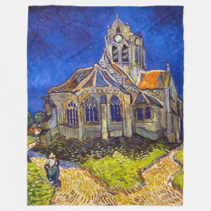 Couverture Polaire Vincent van Gogh - L'église d'Auvers