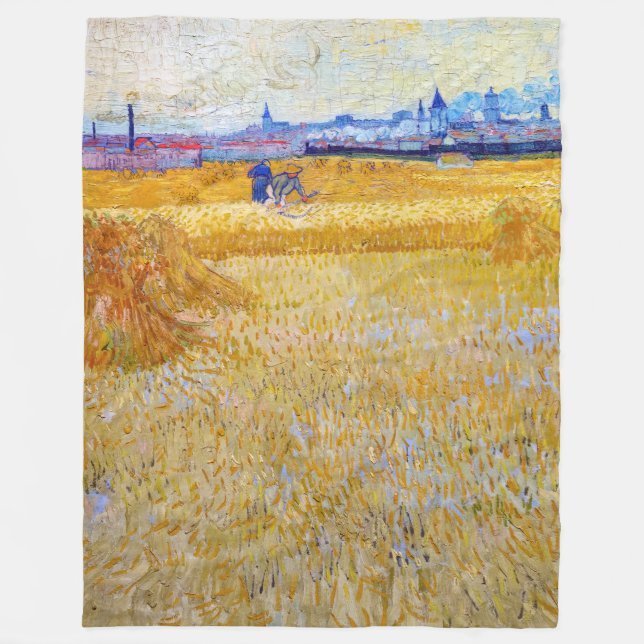 Couverture Polaire Vincent van Gogh - Les pêcheurs (Devant)