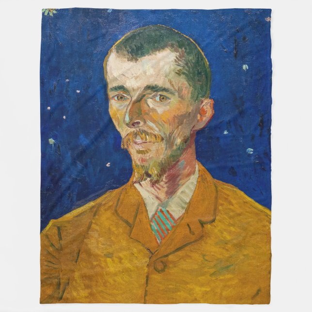 Couverture Polaire Vincent Van Gogh - Portrait d'Eugene Boch, Arles (Devant)