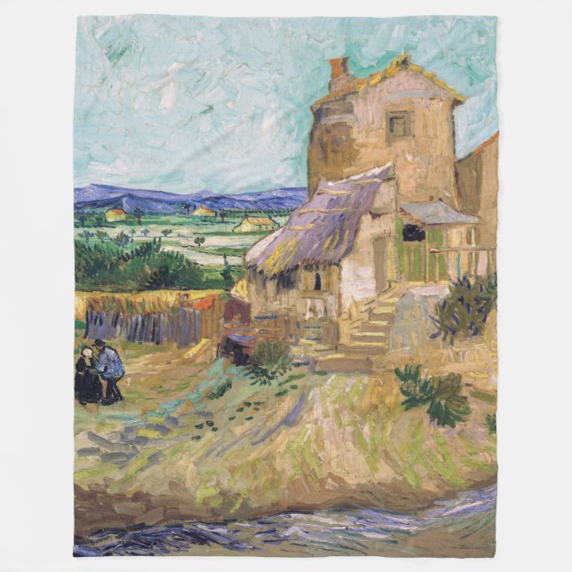 Couverture Polaire Vincent van Gogh - The Old Mill (Devant)