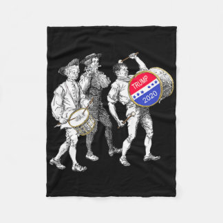 Couverture Polaire Vintage 1776 Style Fife And Drums