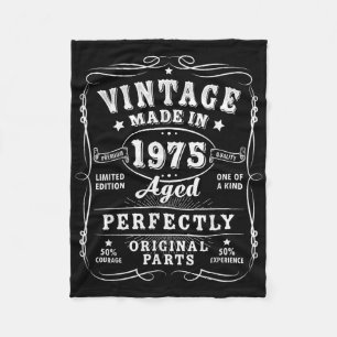 Couverture Polaire Vintage 50 Décorations d'anniversaire Hommes 50ans