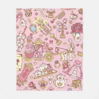 Couverture Polaire Vintage abstrait motif transparent. Petit P simple