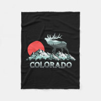 Vintage Colorado Chasseur d'Elk Conservation Retro