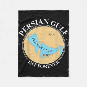 Couverture Polaire Vintage Golfe Persique Est Pour Toujours Rétro Gol