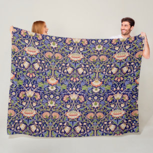 Couverture Polaire Vintage modèle floral, William Morris