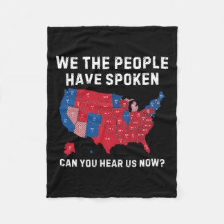 Couverture Polaire Vintage Nous, Le Peuple, Nous Avons Parlé Pouvez-V