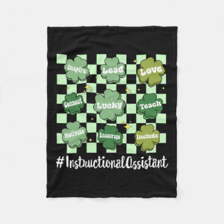 Couverture Polaire Vintage One Lucky Instructif Istant St Patrick