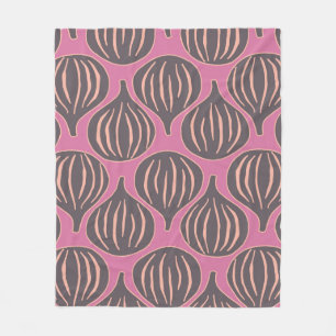 Couverture Polaire vintage répéter sans couture motif avec figues.