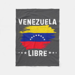 Couverture Polaire Vintage Venezuela Libre 2026 Drapeau du Venezuela 