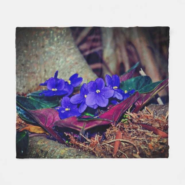 Couverture Polaire Violet africain (Devant (Horizontal))