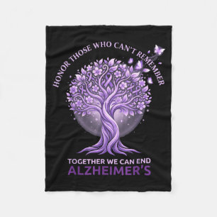 Couverture Polaire Violet honore ceux qui ne peuvent pas se souvenir