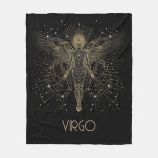 Couverture Polaire Virgo Zodiac Constellation polaire Blanche