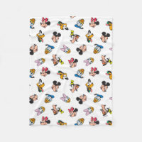 Visages souriants de Mickey et ses amis Motif